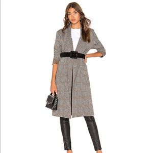 ASTR The Label Oversized plaid coat